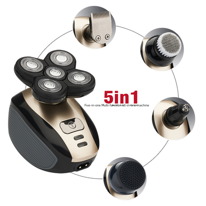 1800 5-in-1 Electric Shaver with Rechargeable Heads