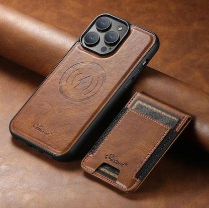Plug-in Card Phone Case Wireless Charging