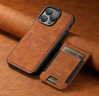 Plug-in Card Phone Case Wireless Charging